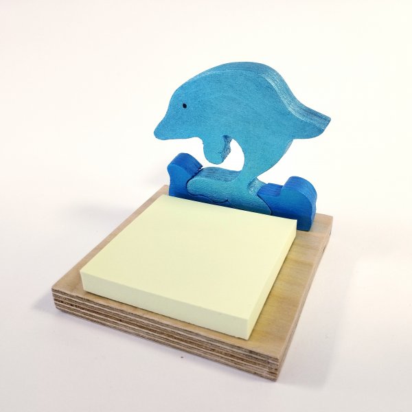 Porta post-it delfino